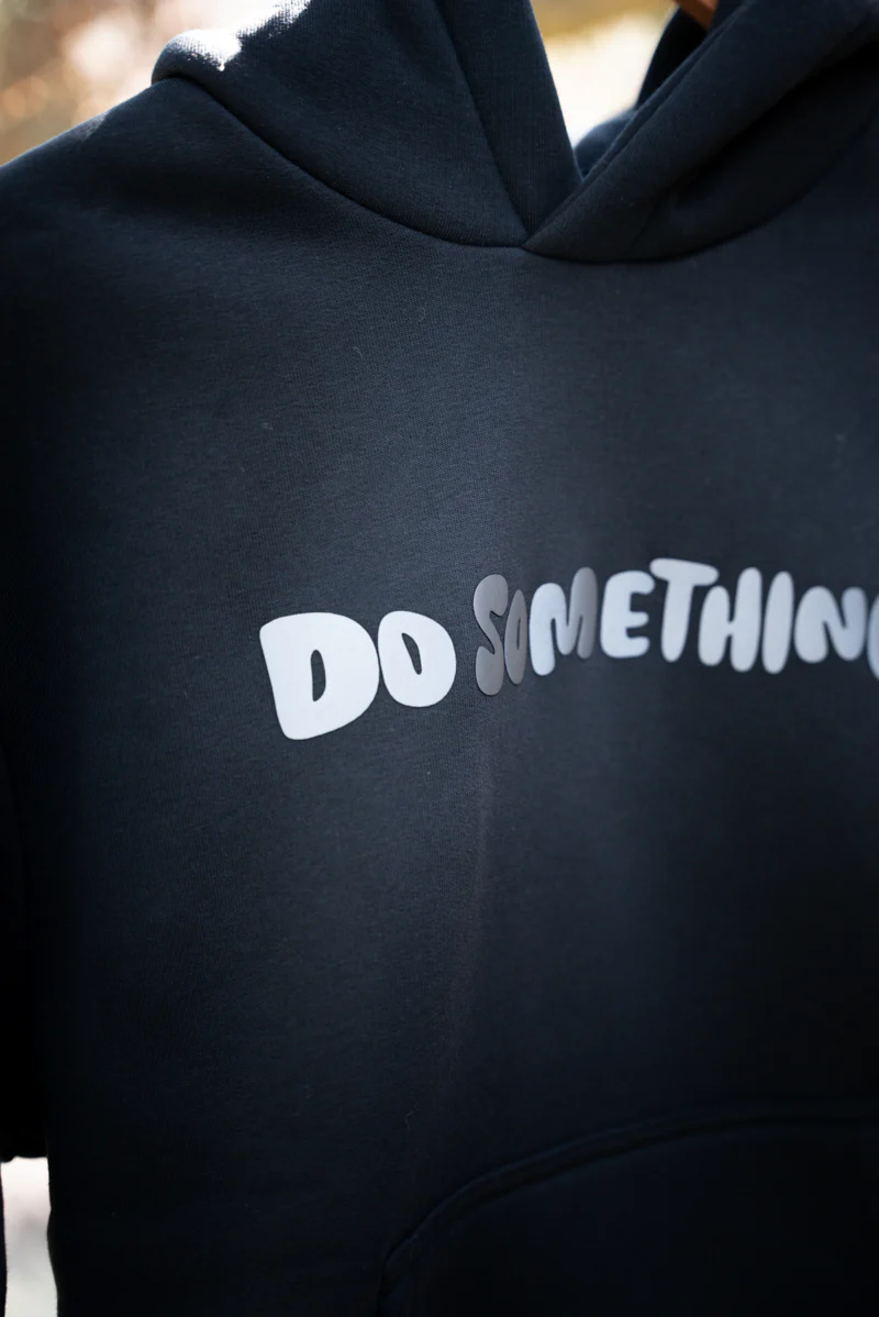 Reflektierender Do Something Hoodie - Kinder - Image 3